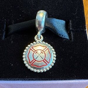 Pandora Firefighter Dangle Charm